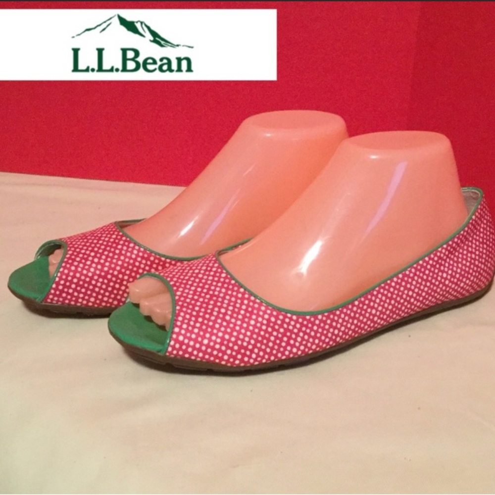 Never worn L.L.Bean size 7M flats threaded sole